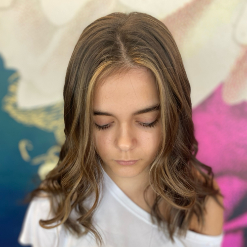 Balayage and gloss 