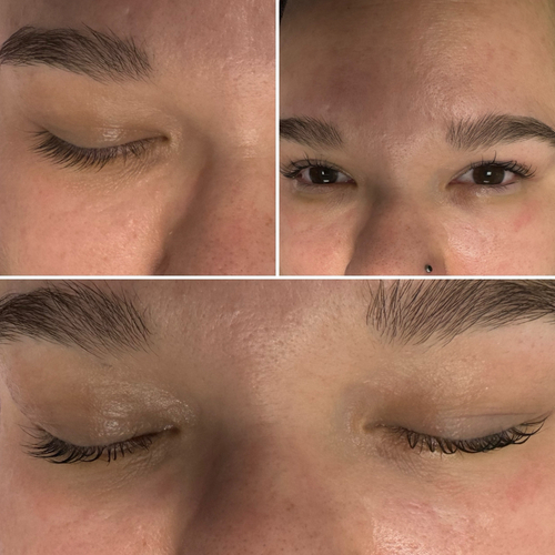 Lash lift and tint