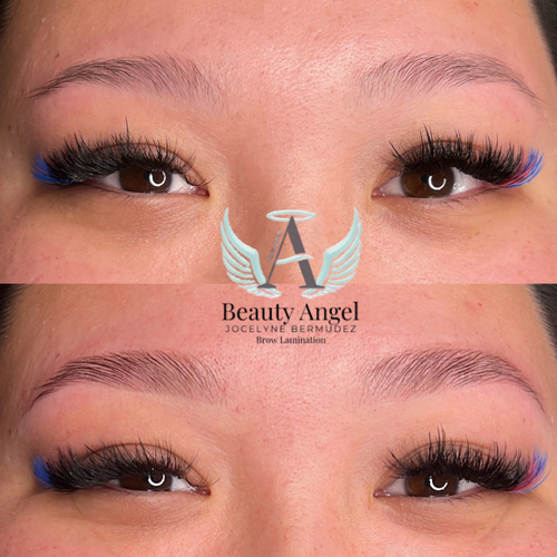 Brow lamination and tint