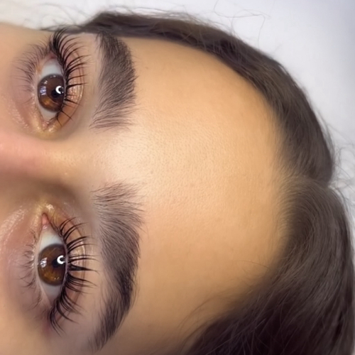 Lash lift and tint