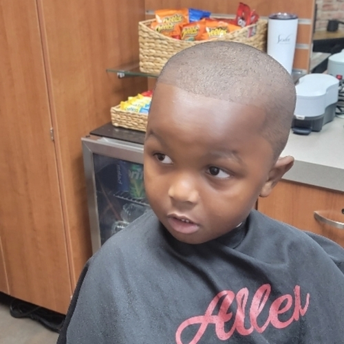 After/ brush cut