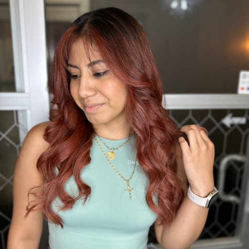 Red Copper Balayage