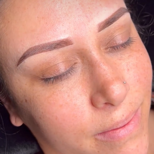 Powder brows 

Results heal 20-30% lighter and softer
