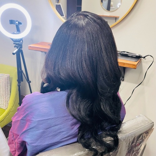 Traditional sew in 
