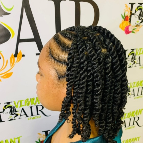 Flat twist/ individual two strand twist