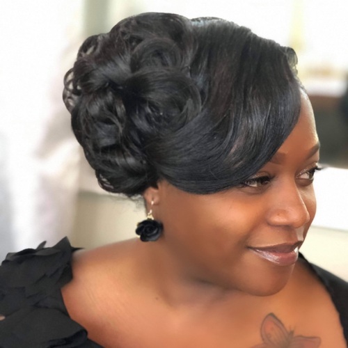 Nature client formal updo