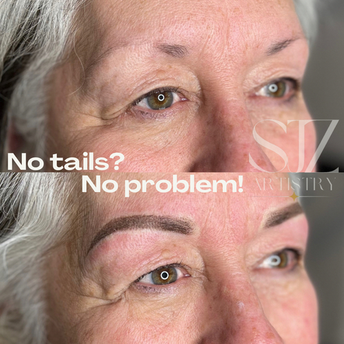 Initial session powder brows