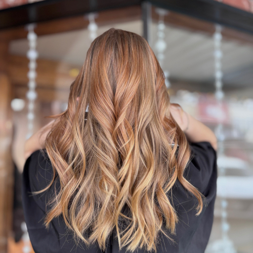 strawberry blonde highlights!