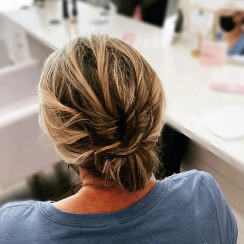 Textured Loopty Bridal Updo