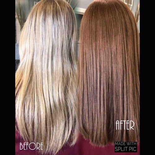 Who says ‘Blondes have more fun?’ Not this babe, she truly can have any color and look amazing. 👱🏼‍♀️👩🏼‍🦰