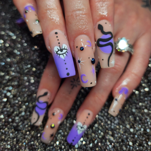 TOTAL- $119.00

ACRYLIC L FULLSET- $85.00

ADVANCED NAIL ART- $30.00

2 RHINESTONE NAILS- $4.00
