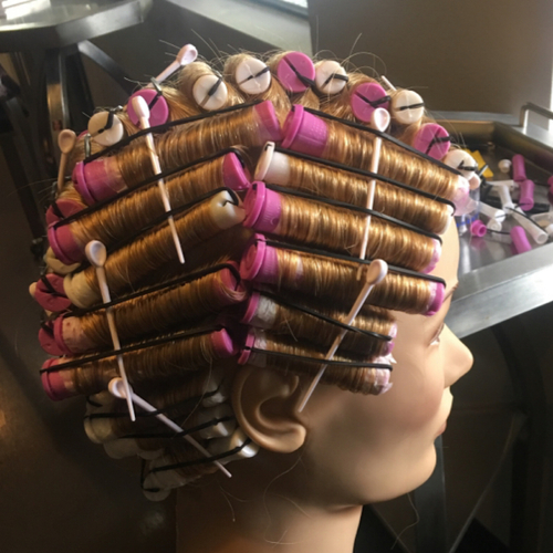 Perm also called Texture wave