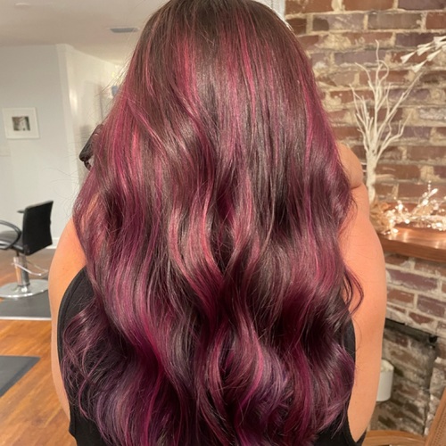 Merlot red balayage 💗