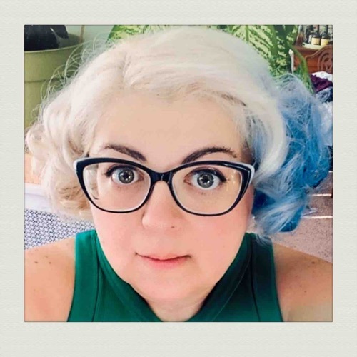 Platinum peek-a-blue! 