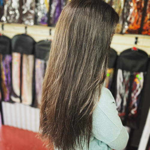 Long layered Haircut and Style!