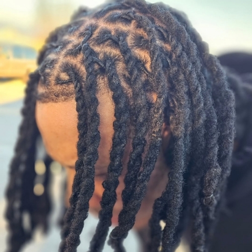 Retwist with a Two strand twist 