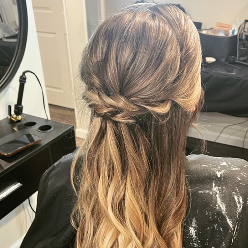 Enchanted Bridal Half Up/Down