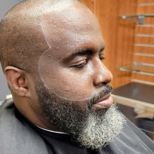 Razor line beard work