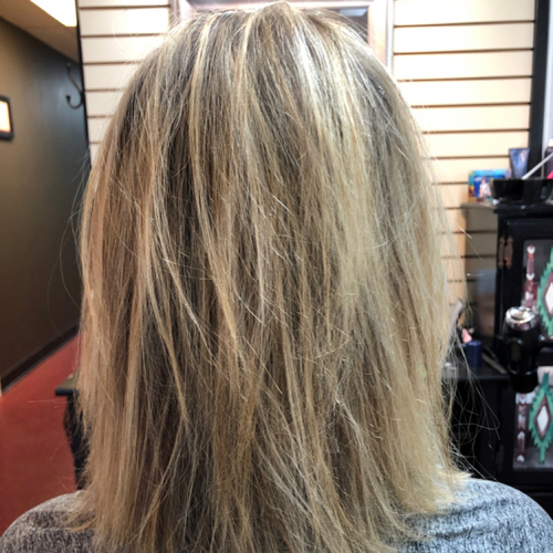 Custom Blonde Highlights 