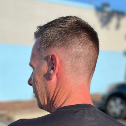 Mens clipper cut