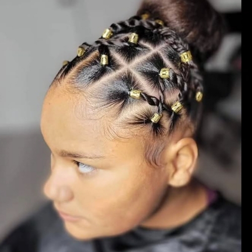 Kids updo style 