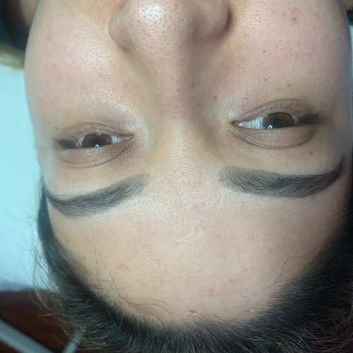Brow tint.... Before facial 