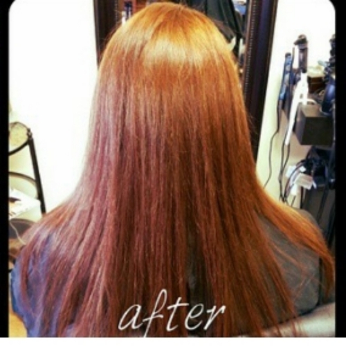 Blonde to Red Transformation 