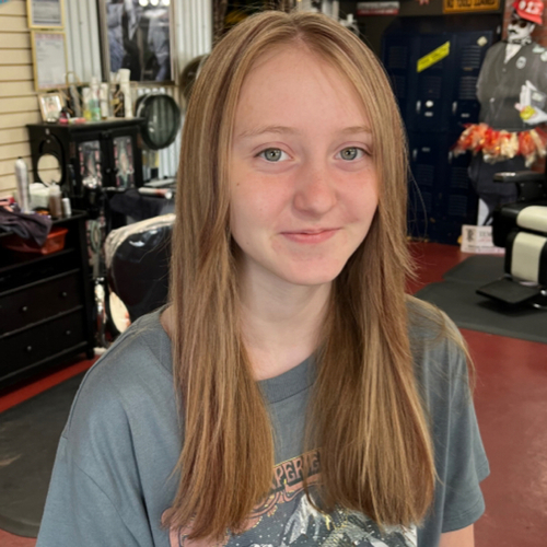 Partial Custom Blonding & Haircut & Style!