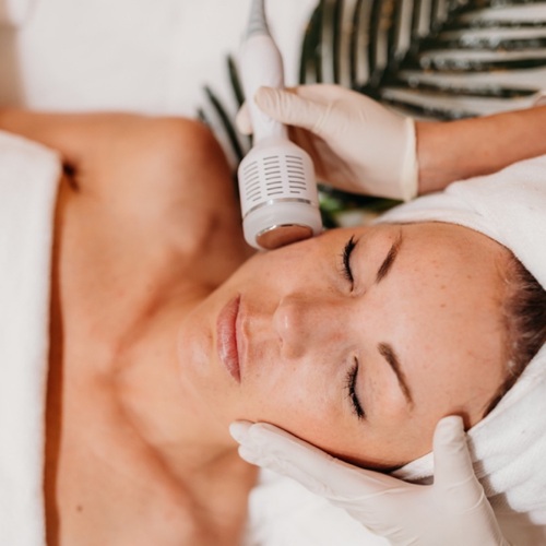 Penetrate your booster serum with ultrasound 
