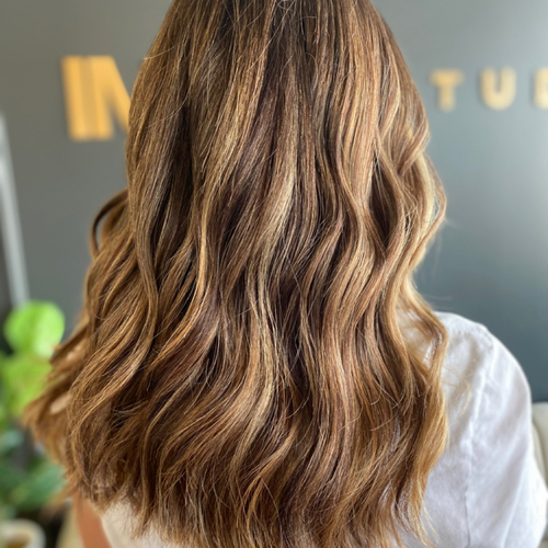 Full head reverse balayage. 