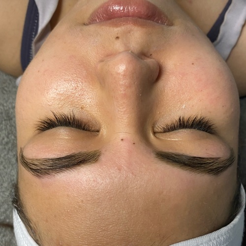 Brow wax and tint