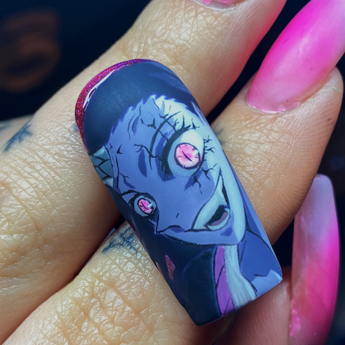 Anime/character nail art