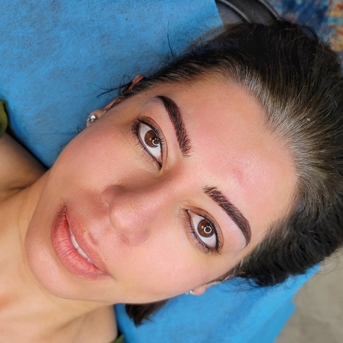 Combo brows (microbladed + ombre)