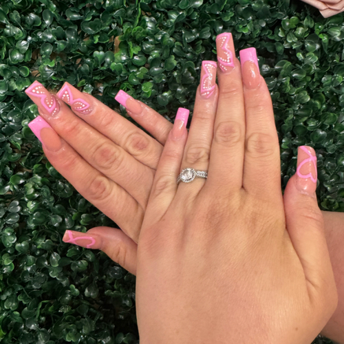 Done by Kat a nail student 