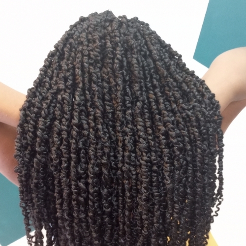 Loc Sprinkles on Microlocs #kklocbeads #locsprinkles  Hair twist styles,  Short locs hairstyles, Luscious hair