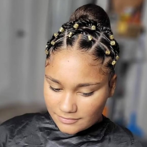 Updo style 