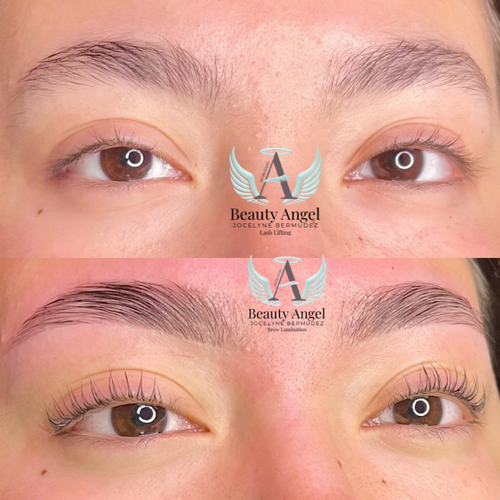 Brow lamination and lash lift 