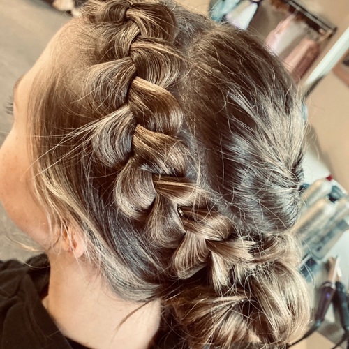 Bridesmaid updo 