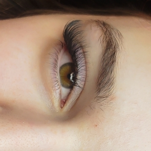 Volume cat eye lash extensions