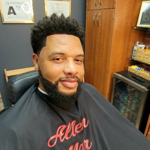 After/razor edge up,sponged 