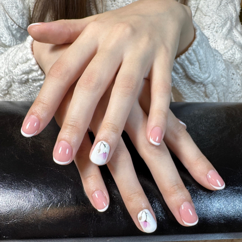 Classic French with a great flower accent 
