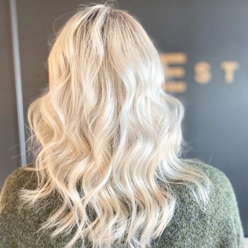 Full head balayage and gloss