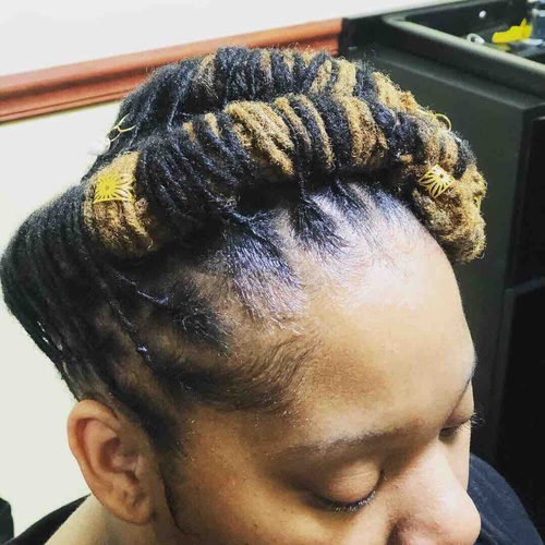 Loc Barrell Updo 