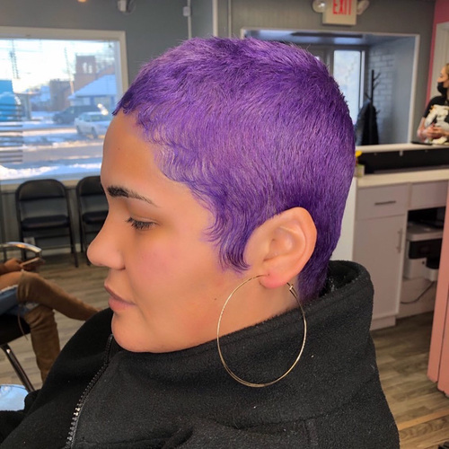 Bleach & Tone short hair 