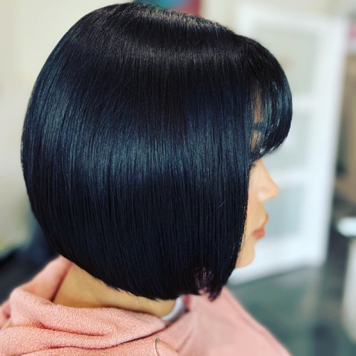 Stylish Edgy Bob