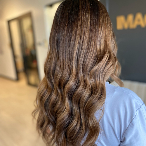 Half head balayage 