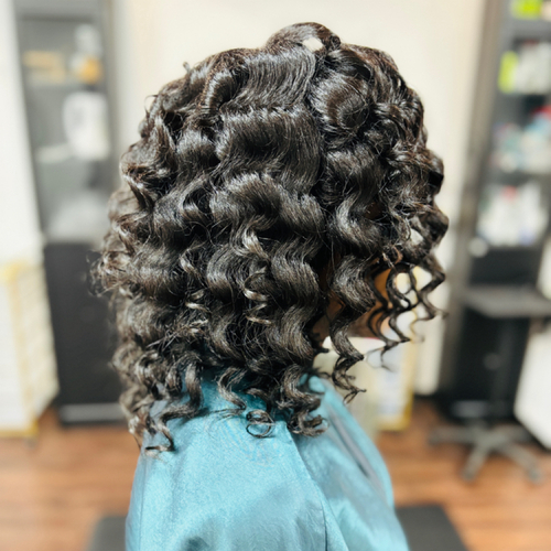 Natural beauty wand curls