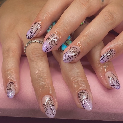 Level 3 nail art on gel-x extensions 