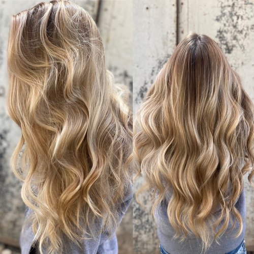 No extensions here!! Just a beautiful balayage!
