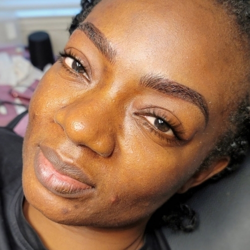 Combo brows (microbladed + ombre)